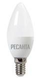 Лампа светодиодная Ресанта LL-R-C37-6W-230-4K-E14